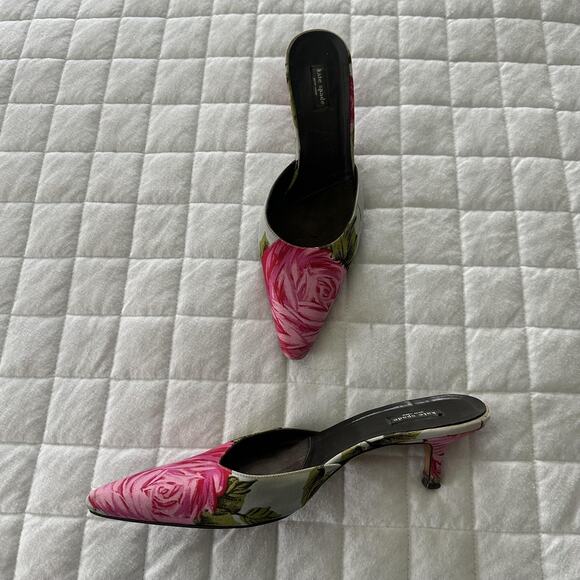 Kate Spade Pink Floral Heels - Picture 2 of 14